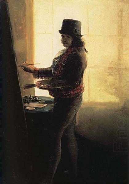 Self-Portrait in the Studio, Francisco Goya